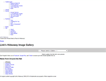 Tablet Screenshot of gallery.linkshideaway.com